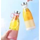 Mini blender portabil smoothie si shake incarcare usb 6 lame otel Inoxidabil 380 ml
