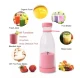 Mini blender portabil smoothie si shake incarcare usb 6 lame otel Inoxidabil 380 ml