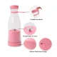 Mini blender portabil smoothie si shake incarcare usb 6 lame otel Inoxidabil 380 ml