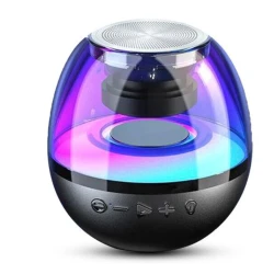 Mini boxa portabila cu extra bass RGB sunet 360 HD bluetooth Q YXB150