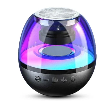 Mini boxa portabila cu extra bass RGB sunet 360 HD bluetooth Q YXB150
