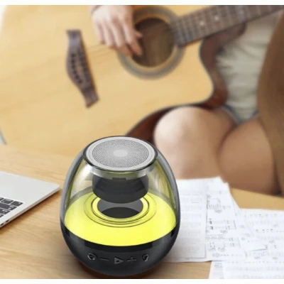 Mini boxa portabila cu extra bass RGB sunet 360 HD bluetooth Q YXB150