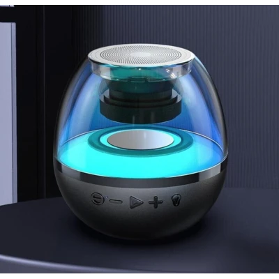 Mini boxa portabila cu extra bass RGB sunet 360 HD bluetooth Q YXB150