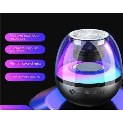 Mini boxa portabila cu extra bass RGB sunet 360 HD bluetooth Q YXB150