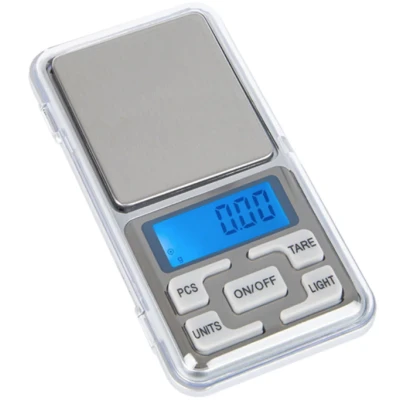 Mini cantar electronic pentru bijuterii 200g/0.01g Argintiu