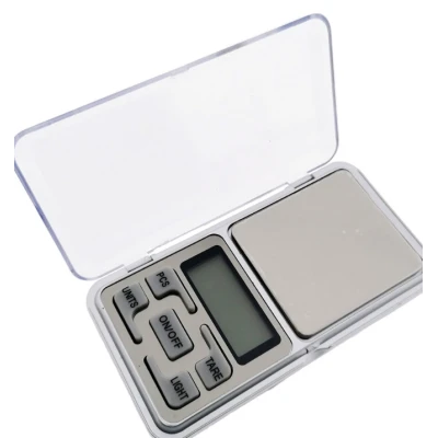 Mini cantar electronic pentru bijuterii 200g/0.01g Argintiu