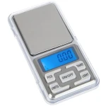 Mini cantar electronic pentru bijuterii 500g/0.1g Argintiu