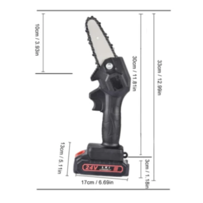 Mini FIERASTRAU cu acumulator de 24V LI-ION