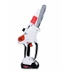 UB Mini fierastrau Edon MX294 Profesional 2 acumulatori 42 V 8Ah rezervor ulei sistem ungere lant lama 20 cm NEGRU CU PORTOCALIU
