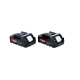 UB Mini fierastrau Edon MX294 Profesional 2 acumulatori 42 V 8Ah rezervor ulei sistem ungere lant lama 20 cm NEGRU CU PORTOCALIU