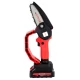 Mini Fierastrau lant 4'' CRAFT TEC 2 acumulatori 48W ROSU MX566