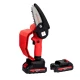 Mini Fierastrau lant 4'' CRAFT TEC 2 acumulatori 48W ROSU MX566