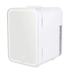 Mini frigider dubla functie de incalzire/racire portabil 10L alb 12V/ 220V