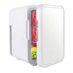 Mini frigider dubla functie de incalzire/racire portabil 10L alb 12V/ 220V