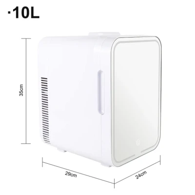 Mini frigider dubla functie de incalzire/racire portabil 10L alb 12V/ 220V