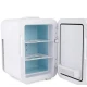 Mini frigider dubla functie de incalzire/racire portabil 10L alb 12V/ 220V