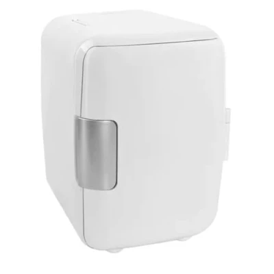 Mini Frigider Turistic Portabil cu Functie de Racire si Incalzire 12V Alb