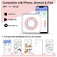 Mini imprimanta termica portabila pentru telefon 1 rola inclusa