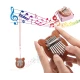 Mini Kalimba cu 8 Clape si Urechiuse portabil ideal pentru incepatori si copii