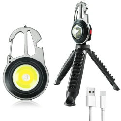 Mini lanterna camping 7 moduri de iluminare Led functie desfacator sticle cu Usb  W5137