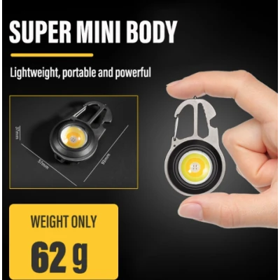 Mini lanterna camping 7 moduri de iluminare Led functie desfacator sticle cu Usb  W5137