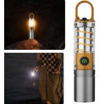 Mini lanterna de mana 808 PRO cu 4 moduri de iluminare