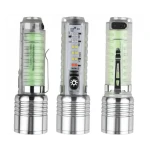 Mini lanterna de mana BL 520D COB + XPE magnetica lupa tip C