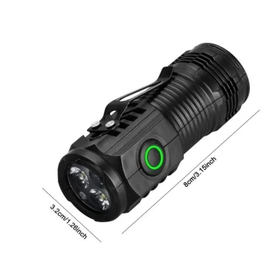 Mini lanterna de mana puternica cu 3 LED