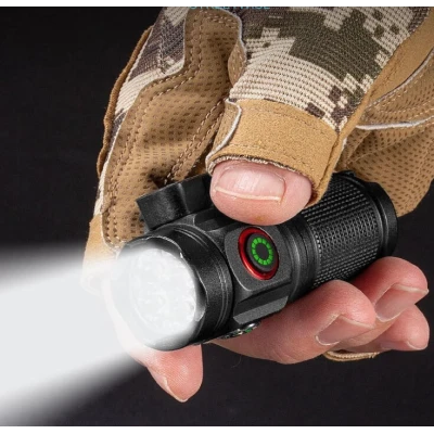 Mini lanterna de mana W5182 puternica cu 3 LED