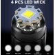 Mini lanterna de mana W5183 puternica cu 4 LED