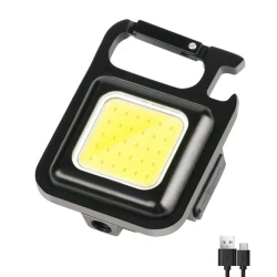 Mini lanterna portabila 800 lumeni cu baza magnetica