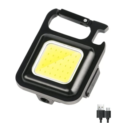 Mini lanterna portabila 800 lumeni cu baza magnetica