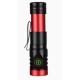 Mini Lanterna puternica de mana BL402x extensibila cu 4 LED si 3000 lumeni