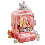 Mini masina de prins jucarii culoare roz accesorii incluse