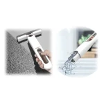 Mini mop portabil cu sistem autostoarcere pentru suprafete si geamuri