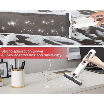 Mini Mop Portabil Pentru Diferite Suprafete Si Geamuri cu Sistem Autostoarcere OFF