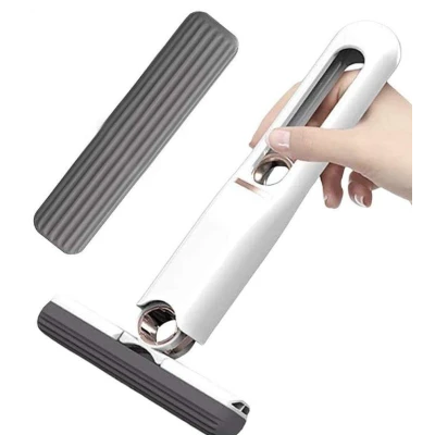 Mini Mop Portabil Pentru Diferite Suprafete Si Geamuri cu Sistem Autostoarcere OFF