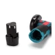 Mini polizor flex unghiular portabil cu 2 acumulatori 6 discuri 12V 76MM