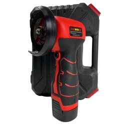 Mini polizor unghiular ROSU 12V cu acumulator litiu 2000mAh
