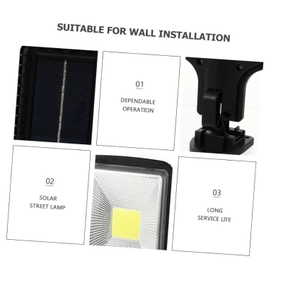 Mini proiector solar de gradina cu LED COB si senzor miscare OFF