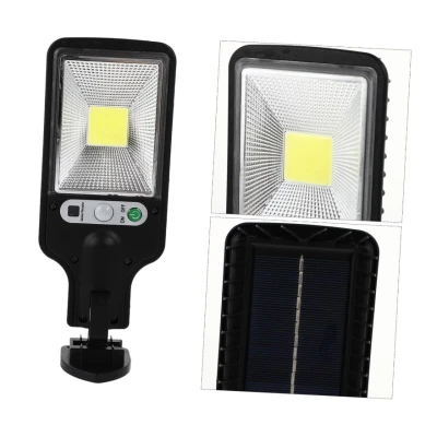 Mini proiector solar de gradina cu LED COB si senzor miscare OFF