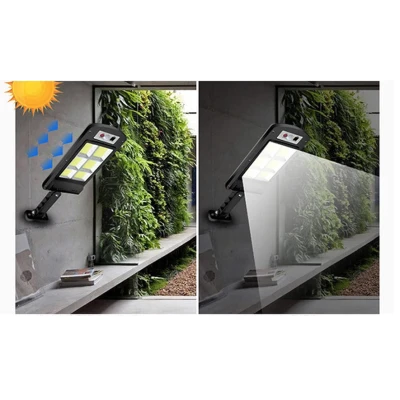 Mini proiector solar HS-8013 B (COB) cu senzor de miscare 150 LED 6 casete