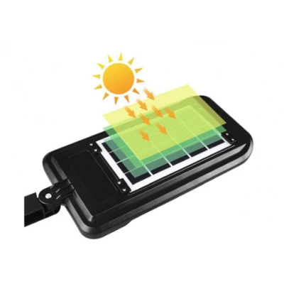 Mini proiector solar LED COB HS 8013C cu senzor de miscare