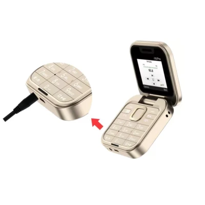 Mini telefon pliabil P9 PRO FM Afisaj mic