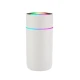Mini umidificator portabil silentios cu 7 culori LED 320ml Alb