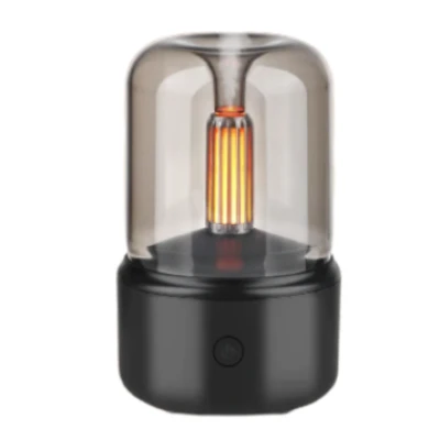 Mini umidificator si difuzor de arome 130 ml cu iluminare LED si USB Andowl Q JS112 