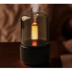 Mini umidificator si difuzor de arome 130 ml cu iluminare LED si USB Andowl Q JS112 