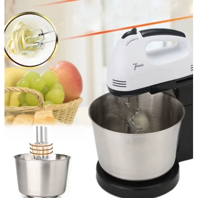 Mixer cu bol din inox putere 350 W 2L inox 7 trepte de Viteze
