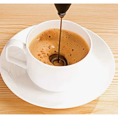 Mixer electric pentru spumat lapte cappucino cafea fara fir pe baterii