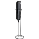 Mixer spuma de lapte negru cu stand vertical ideal pentru cappuccino